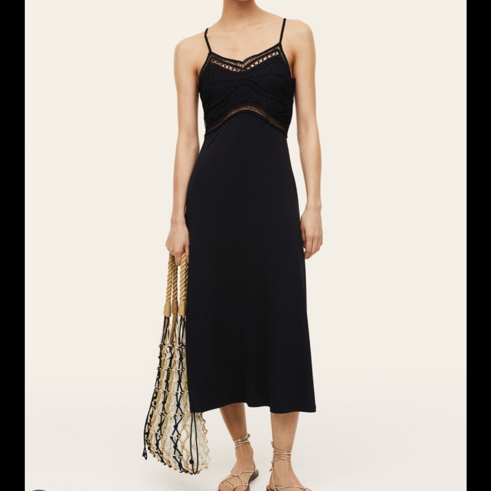 *NWT* Crochet-look Dress